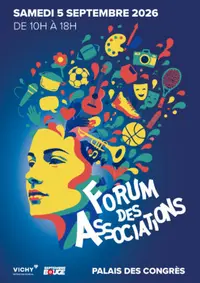 Affiche Forum des Associations Vichy — samedi 5 septembre 2026